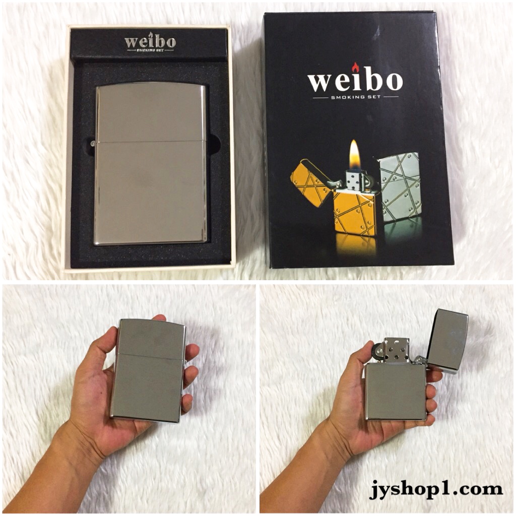 ไฟแช็ค Zippo ซิปโป้ อย่างดี แบบยักษ์ ขนาดกลาง Weibo