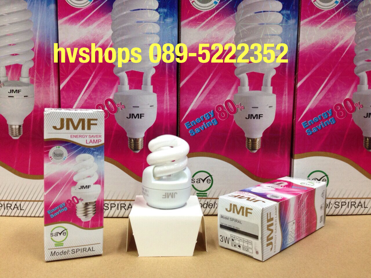 หลอดไฟ หลอดตะเกียบ JMF ขนาด 3W