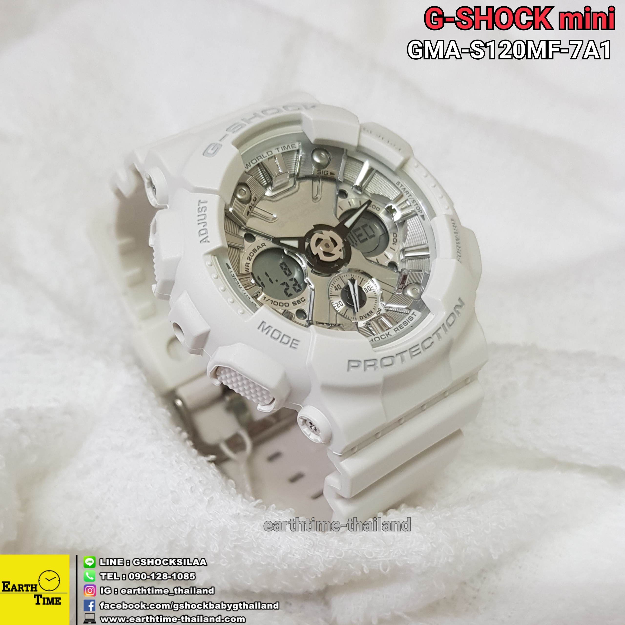 G-ShockMini ของใหม่แท้100% รับประกัน 1 ปี GMA-S120MF-7A1DR