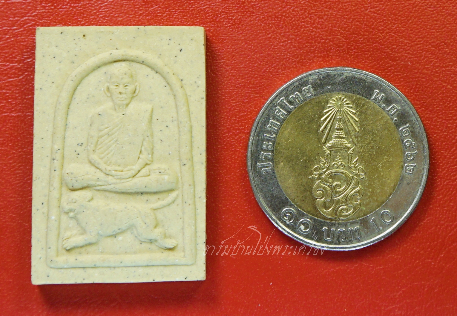 พระผง นั่งเสือเผ่น หลวงพ่อสุด วัดกาหลง จ.สมุทรสาคร(องค์ที่1)