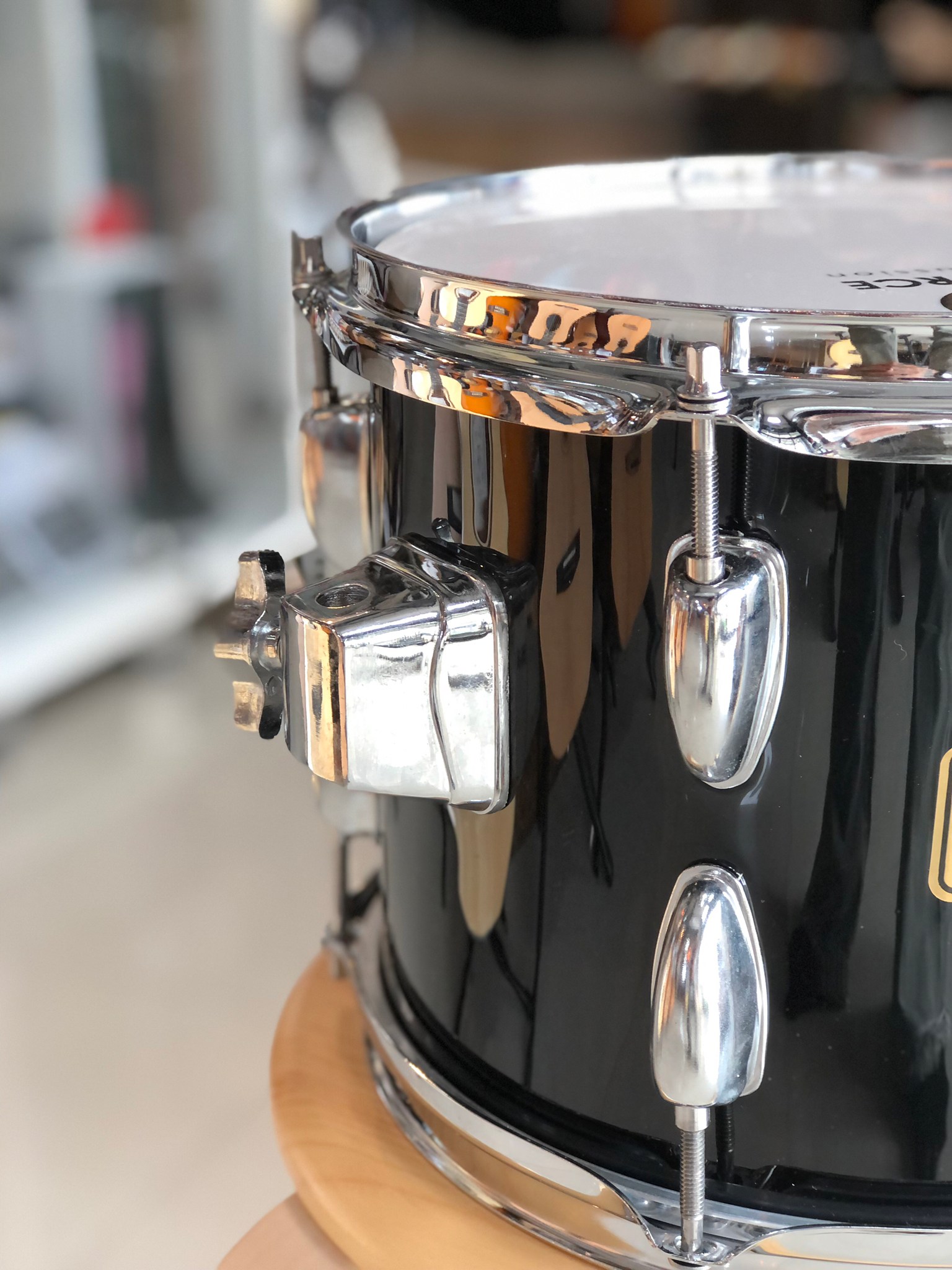 (พร้อมส่ง 🚚) กลองทอมแยก G-force 10,12 นิ้ว เลือกขนาดได้ กลองทอมแยกขาย สีดำ กลองทอมเสริม อะไหล่โครเมี่ยม