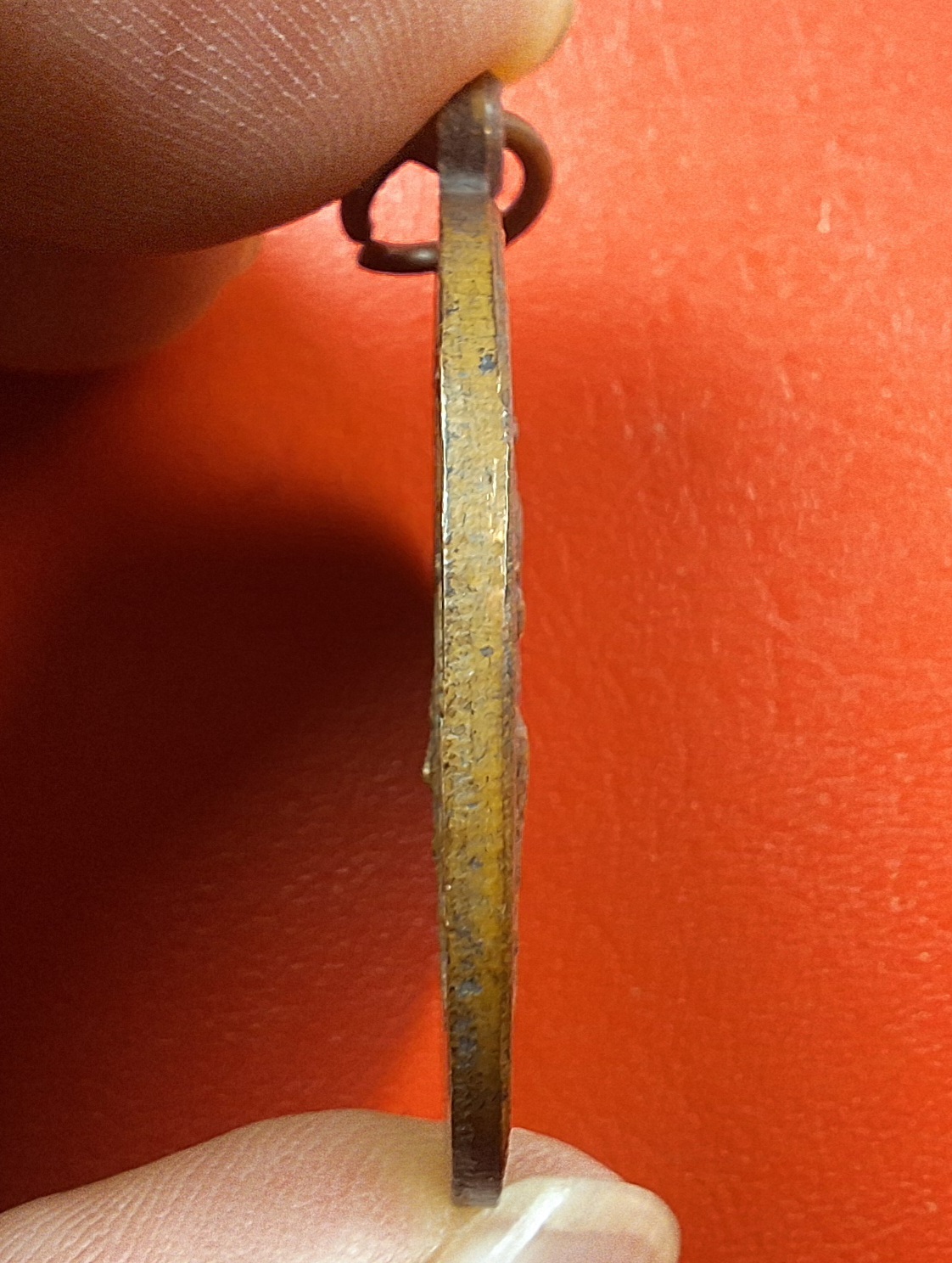 หลวงพ่อเสือ ศาลเจ้าพ่อเสือ จ.นครปฐม เนื้อทองแดงรมดำ(องค์ที่2)