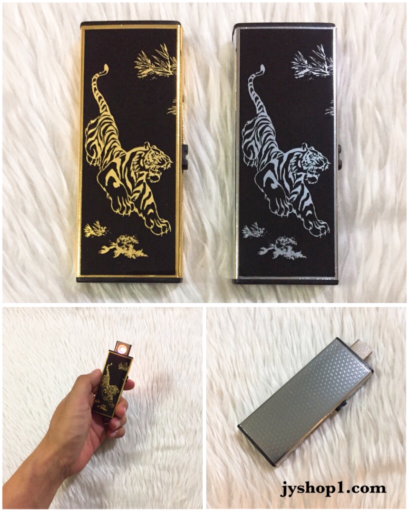 ไฟแช็ค usb ลายเสือ