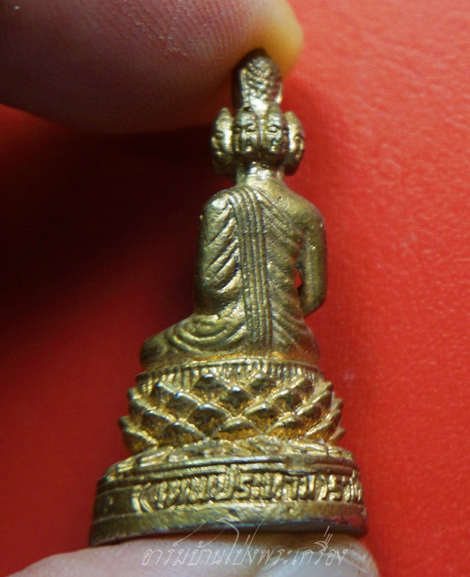 เศรษฐีนวโกฏิ วัดเขาอีส้าน(เทพประทาน) จ.ราชบุรี เนื้อกะไหล่ทอง พระกริ่ง(องค์ที่1)