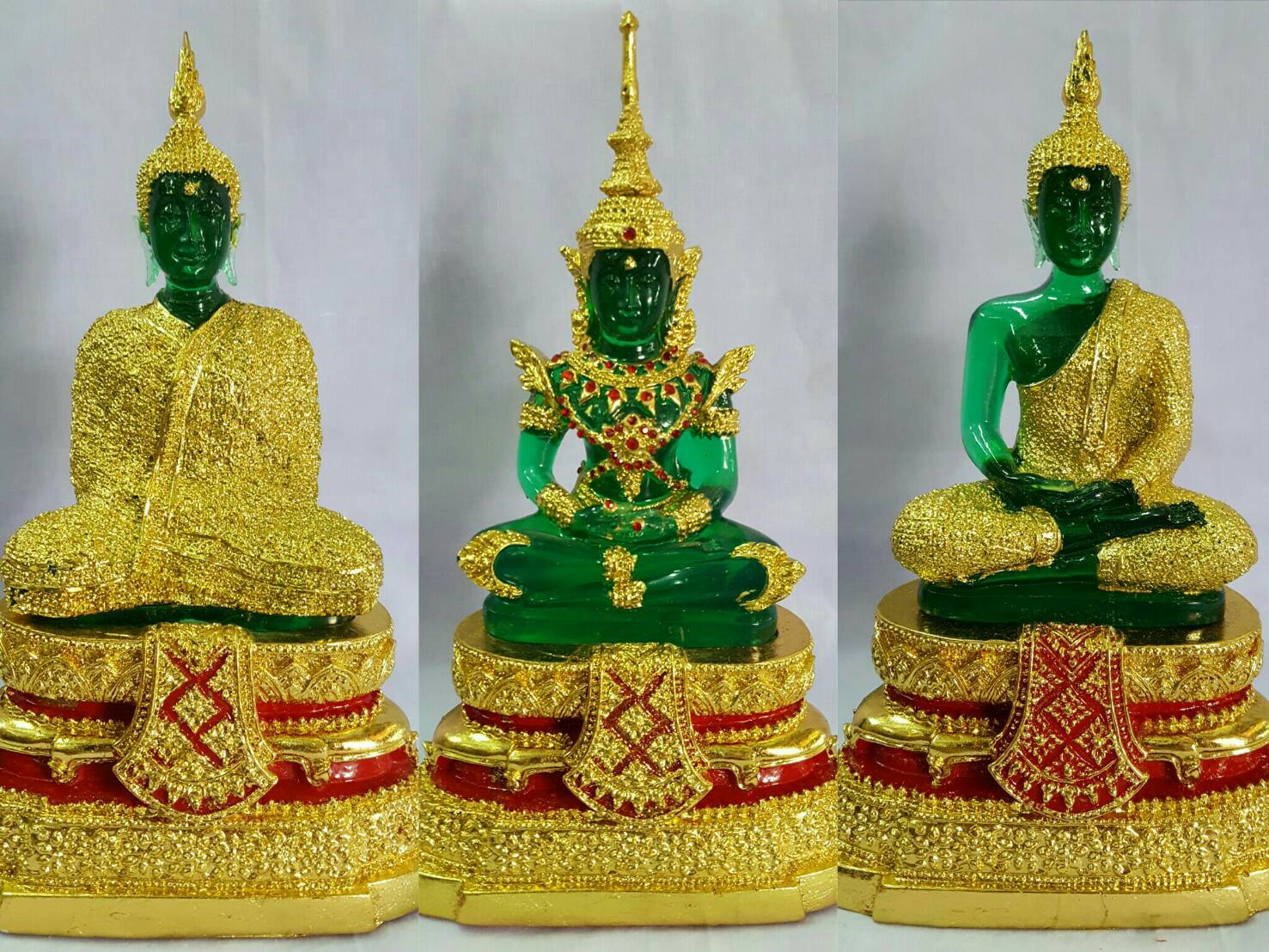 บูชาพระแก้วมรกต ลงรักปิดทองเค5 นิ้ว