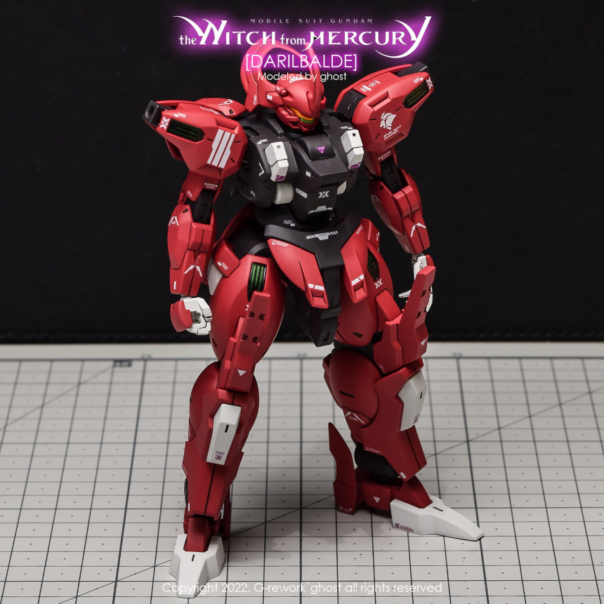 Water Decal 144 HG1/144 DARILBALDE ยี่ห่อ Ghost-Decal