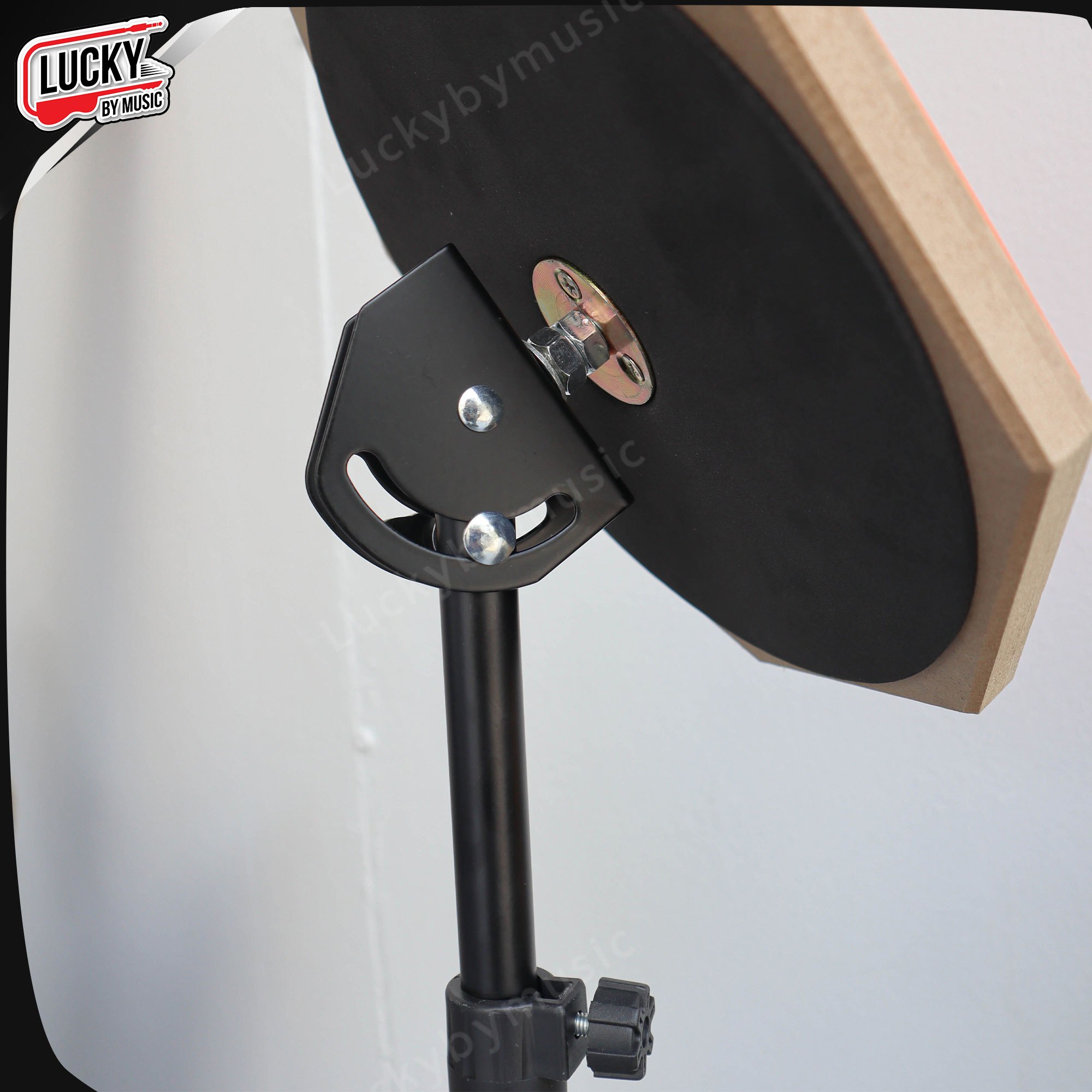 แป้นซ้อมกลอง Costour ฐานไม้ ผิวเป็นแผ่นยาง วัสดุแข็งแรง พร้อม ขาตั้ง กระเป๋าใส่