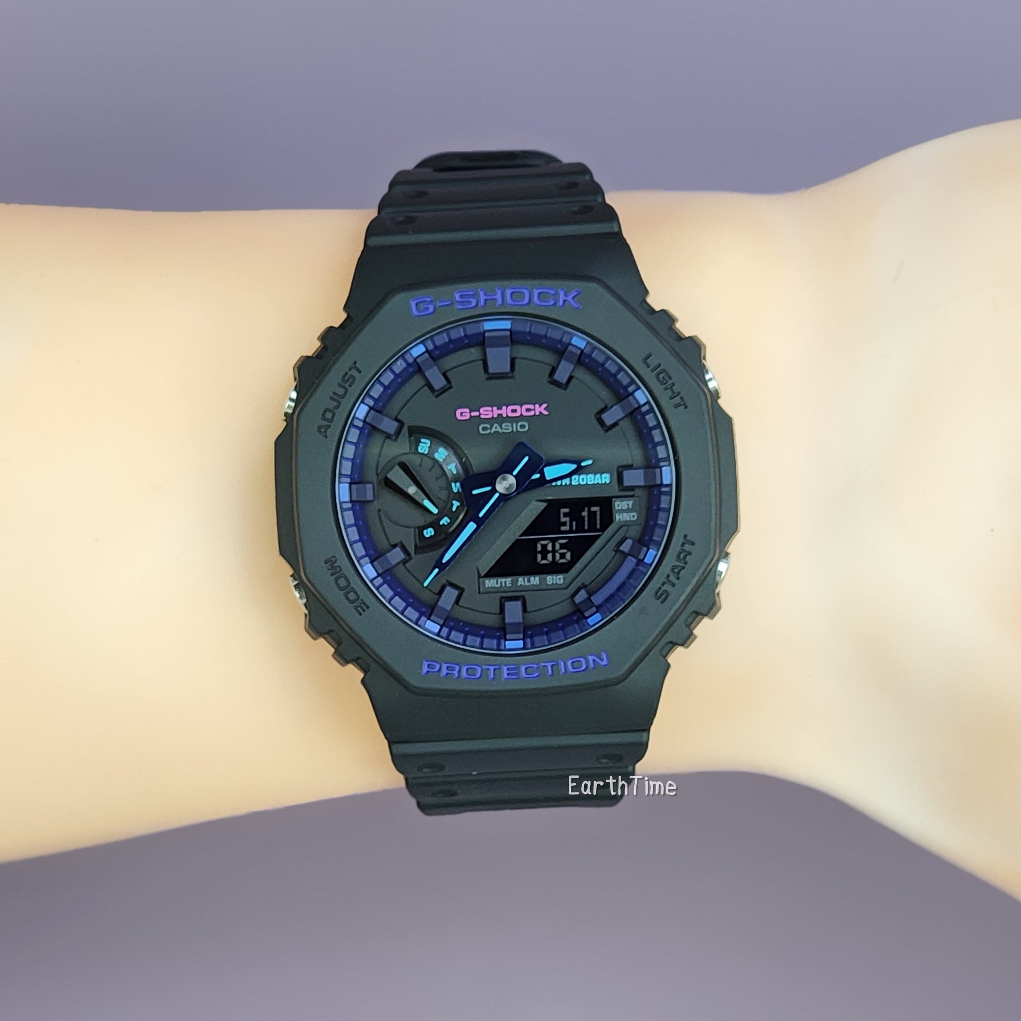 GA-2100VB-1A l Virtual Blue Analog-Digital Series l ของใหม่แท้100%