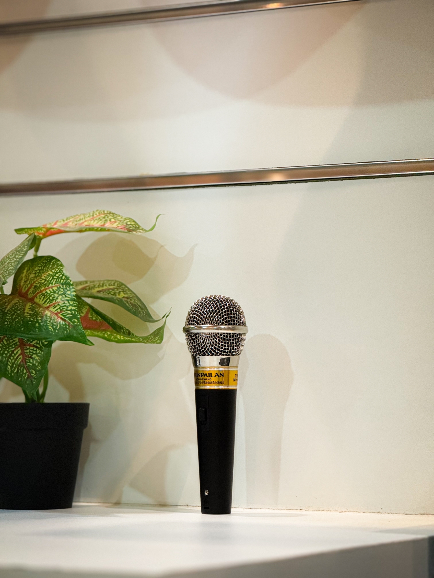 ไมโครโฟน Sound Milan ML-5580 ไมค์ วัสดุคุณภาพดี เสียงดี พร้อมสายสัญญาณ