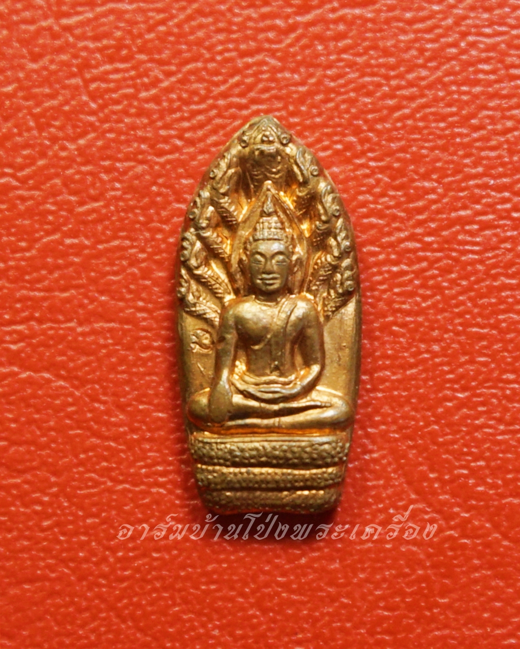 หลวงปู่นนท์ วัดเหนือวน ปรกใบมะขาม ฉลองอายุ๙๕ปี ปี๒๕๔๘ เนื้อทองแดง(องค์ที่1)