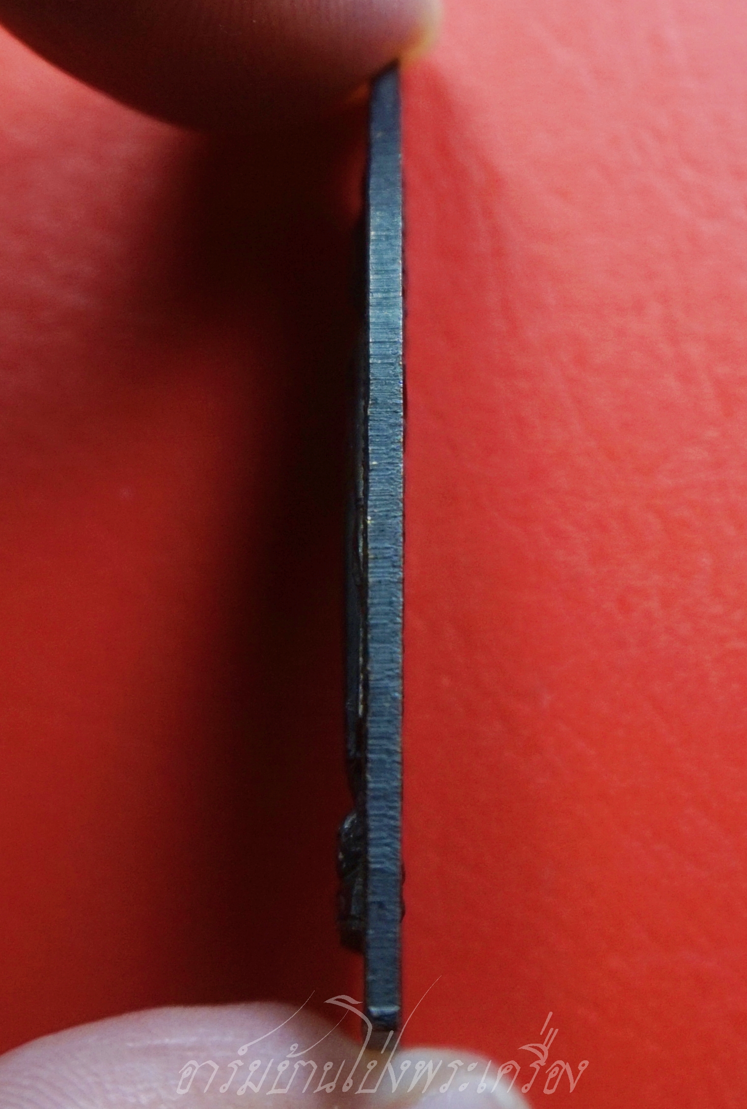 พระร่วงฤทธิโรจน์ หลวงพ่อเล็ก วัดสันติคีรีศรีบรมธาตุ(เขาดิน) จ.กาญจนบุรี เนื้อทองแดงรมดำ(องค์ที่1)