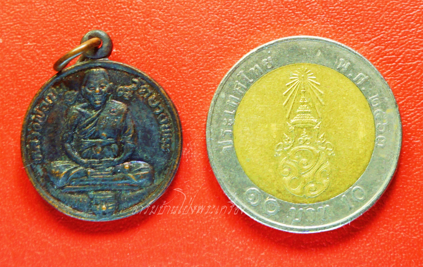 หลวงพ่อเปิ่น วัดบางพระ หลังนางกวัก ปี๒๕๓๔ เนื้อทองแดงรมดำ(องค์ที่1)