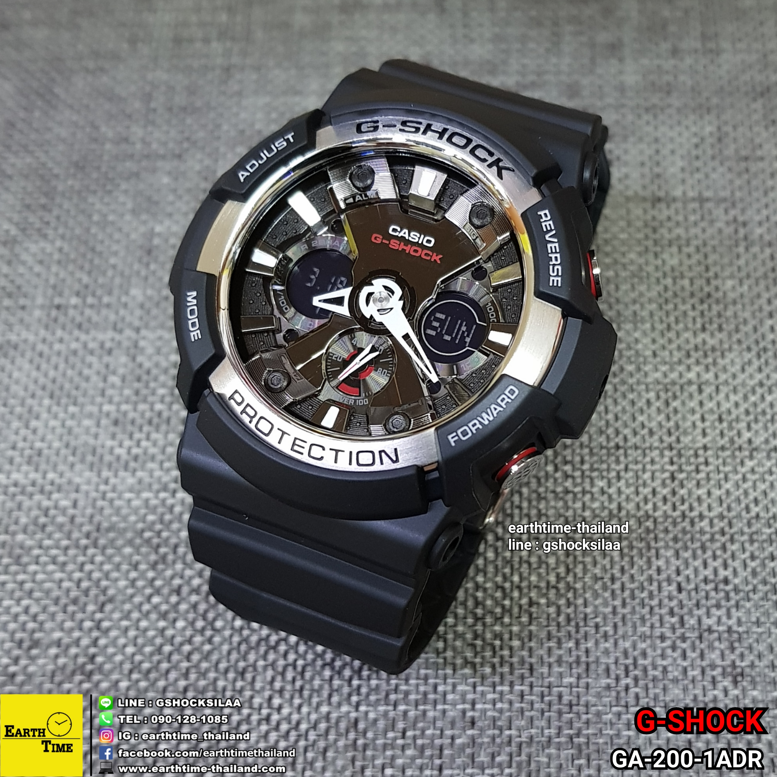 G-Shock ของใหม่แท้100% รับประกัน 1 ปี GA-200-1ADR