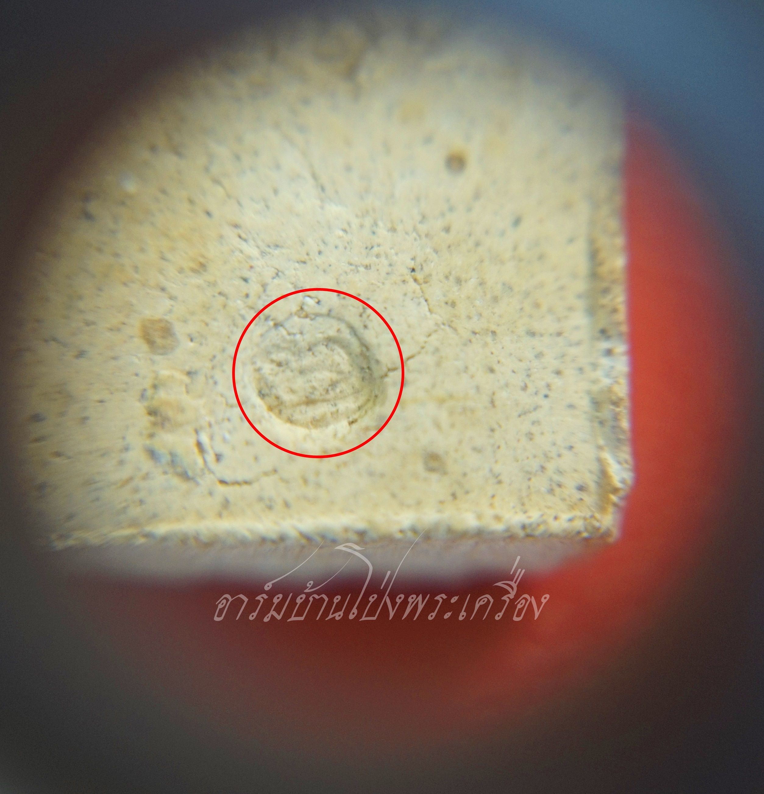 พระพุทธ หลวงพ่อเกษม เขมโก สำนักสุสานไตรลักษณ์ จ.ลำปาง เนื้อผงสีขาว(องค์ที่1)