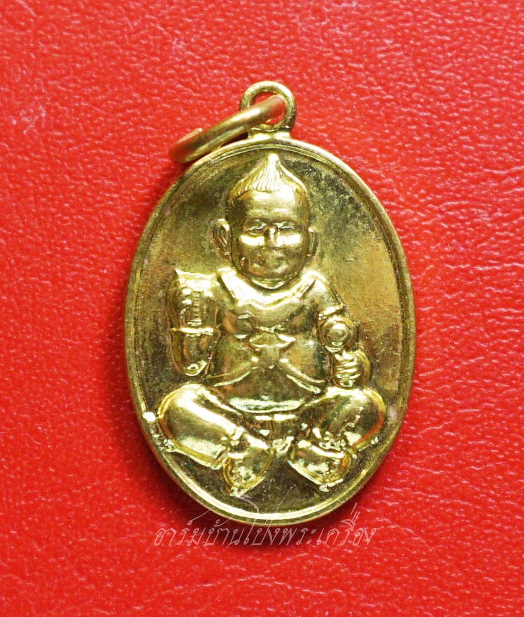 หลวงปู่แผ้ว วัดรางหมัน รุ่นกุมารทองแบ็คแฮม เนื้อฝาบาตร(องค์ที่13)