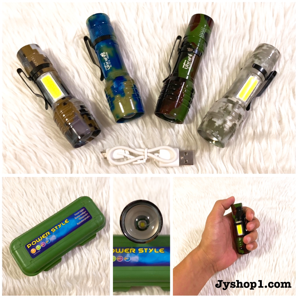 ไฟฉาย ไฟฉายชาร์จไฟ USB Ultrafire SL-512