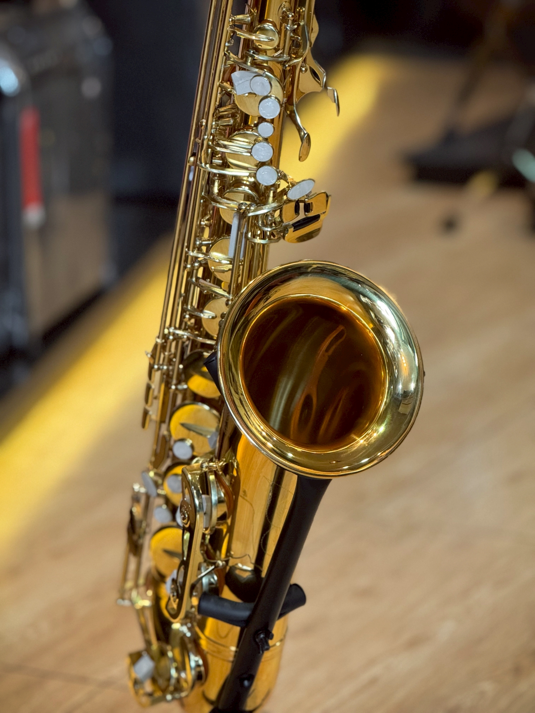 เทนเนอร์แซกโซโฟน Saxophone Tenner (Bb) Overspeed พร้อมกล่องบุกำมะหยี่และอุปกรณ์ครบชุด