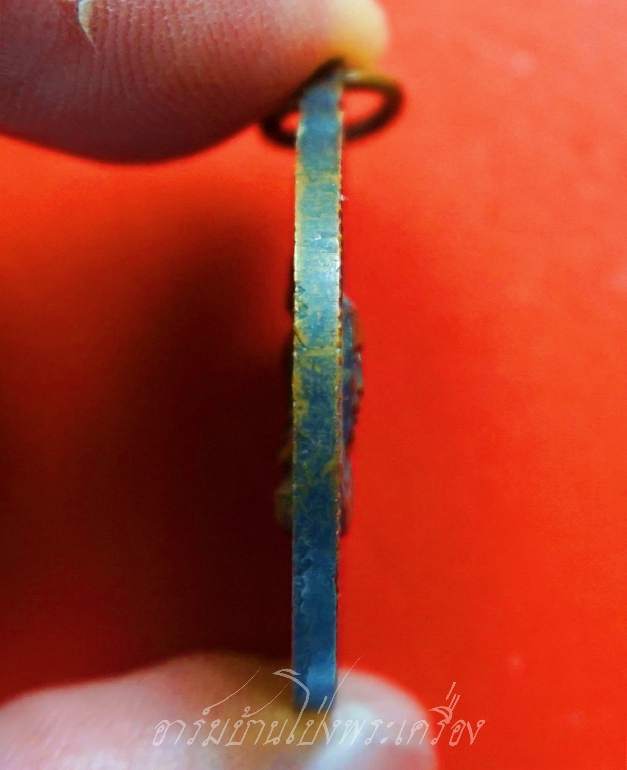 หลวงพ่อทรัพย์-หลวงพ่ออินทร์ วัดเขาตะเครา จ.เพชรบุรี อดีตเจ้าอาวาสวัดเขาตะเครา จักษุทิพย์-วาจาสิทธิ์ ปี๒๕๑๘ เนื้อทองแดงรมดำ(องค์ที่1)