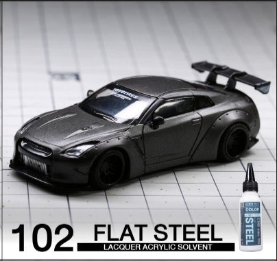 (RS-Raditz) Metallic Series 102 Flat Steel 60ml