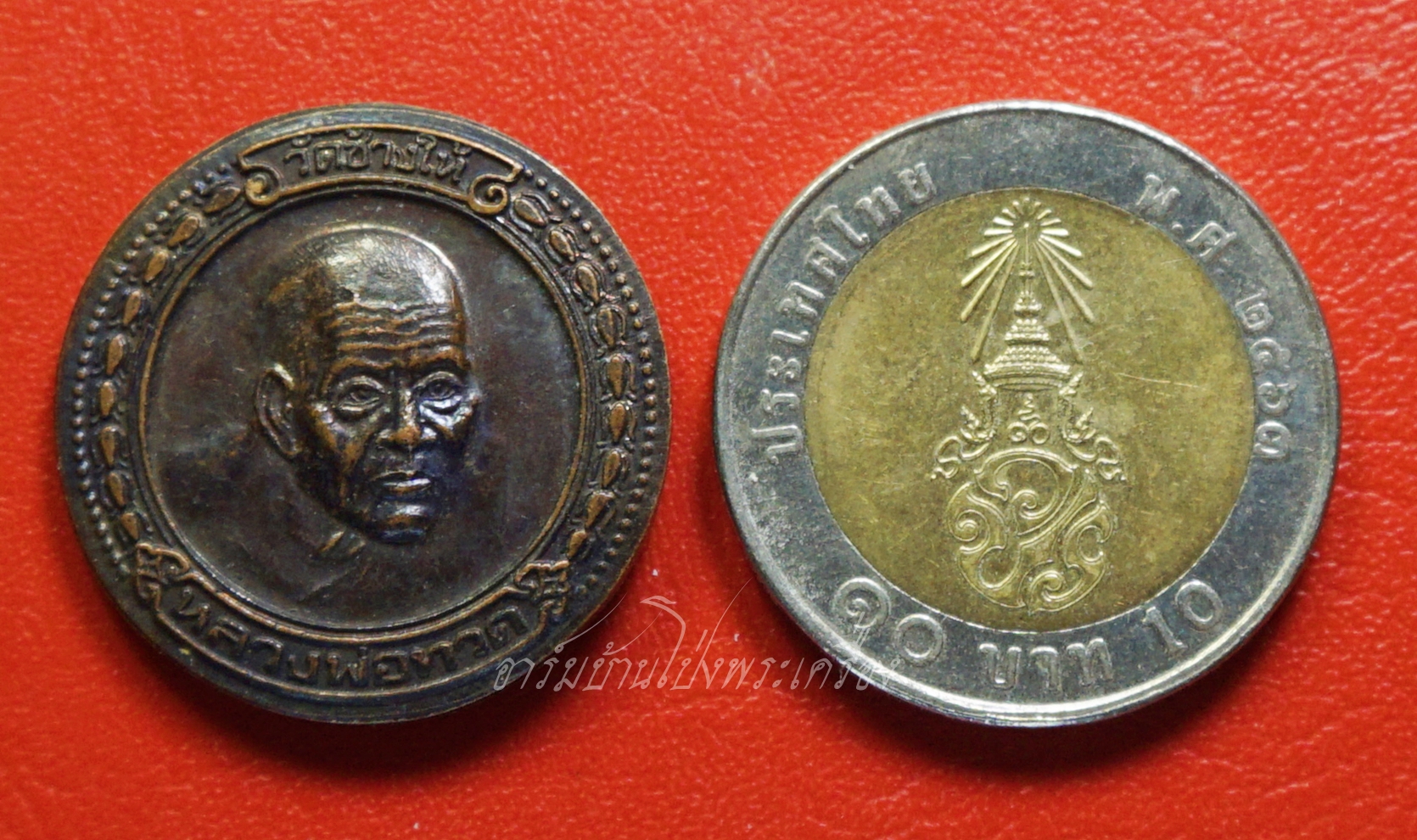 หลวงปู่ทวด หลังหลวงปู่ทิม วัดช้างให้ ปี๒๕๓๘ เนื้อทองแดงรมดำ(องค์ที่1)