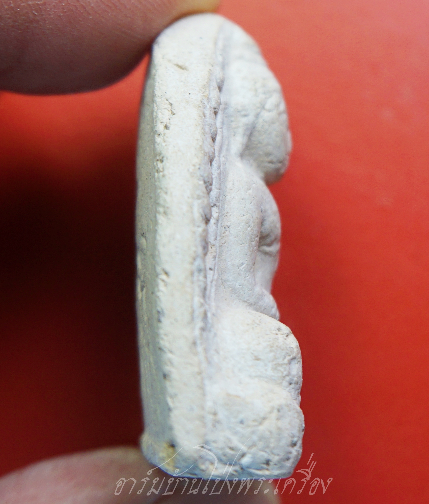 หลวงพ่อโต วัดสระพัง จ.นครปฐม หลวงปู่แผ้วปลุกเสก เนื้อผงสีขาว(องค์ที่1)