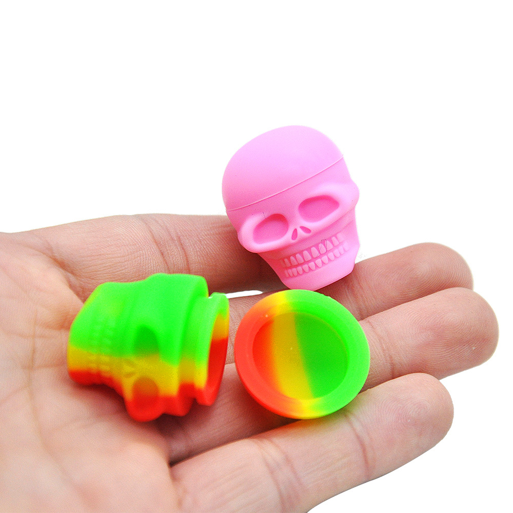Skull Silicone pocket wax