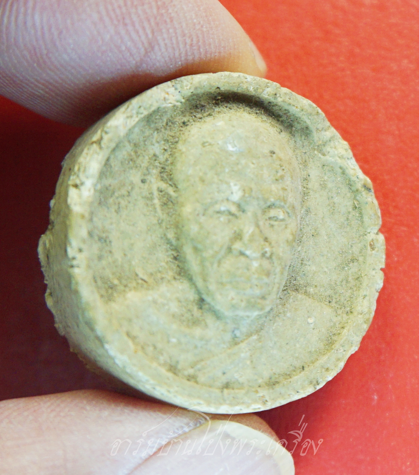 หลวงปู่แผ้ว วัดรางหมัน รุ่นทำน้ำมนต์ เนื้อผง(องค์ที่1)