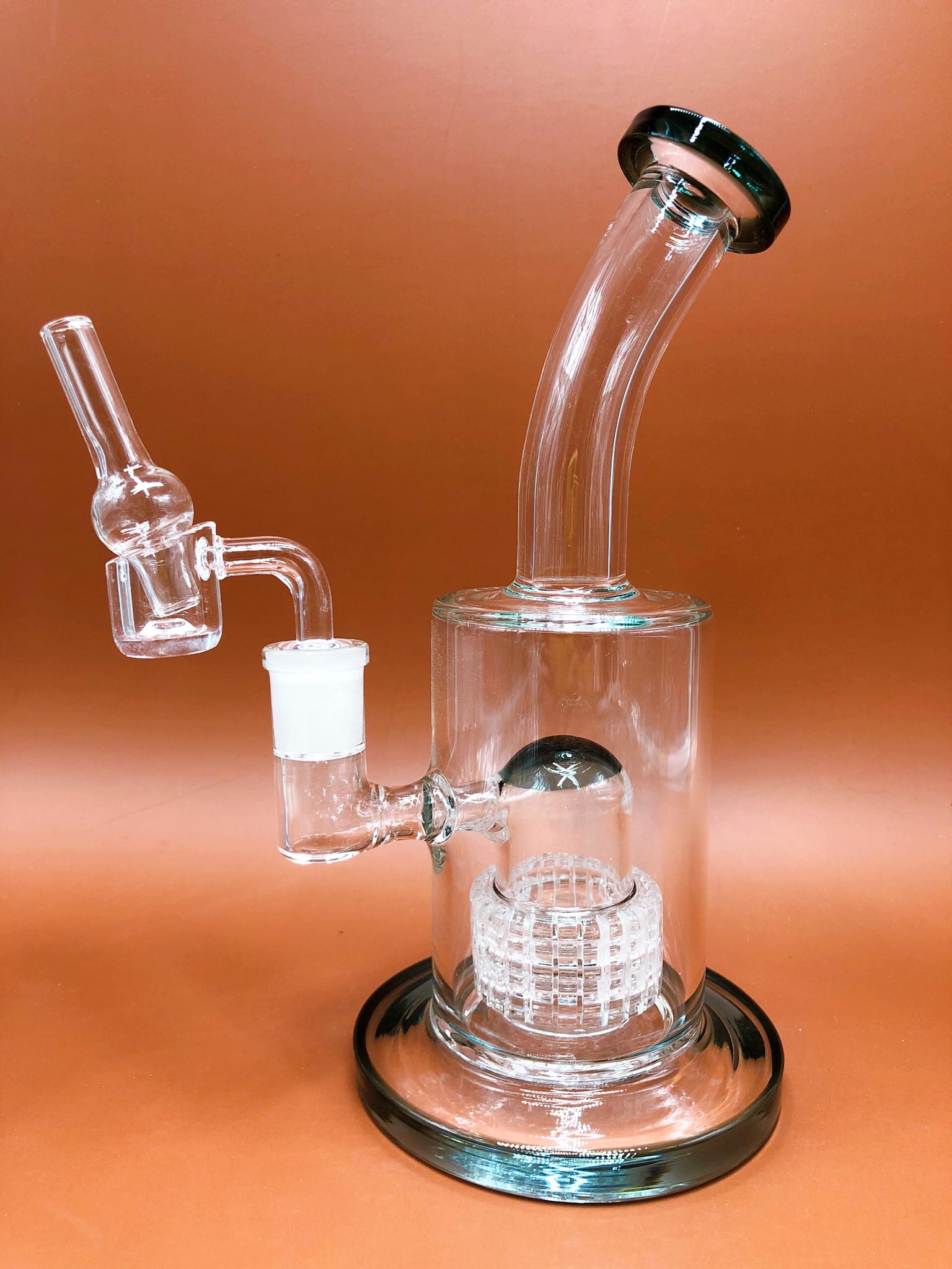 Big Grenade Glass Bong (Set Dab Bong)