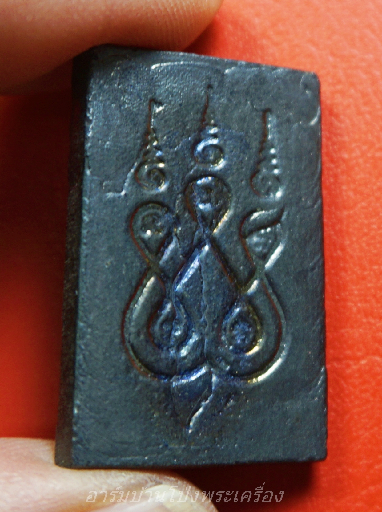 พระสมเด็จ หลังยันต์ห้า เนื้อเมฆพัตร ไม่ทราบที่(องค์ที่1)