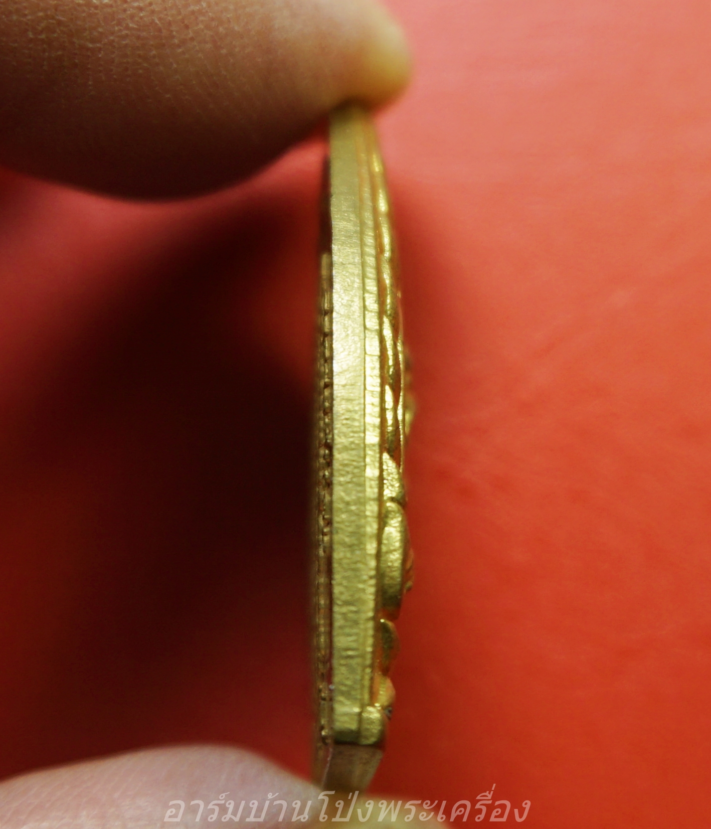 เจ้าสัว ปู่ฤาษีเศรษฐี อาจารย์แดง วัดป้อมรามัญ หลังยันต์ห้าแถว เนื้อฝาบาตร(องค์ที่1)