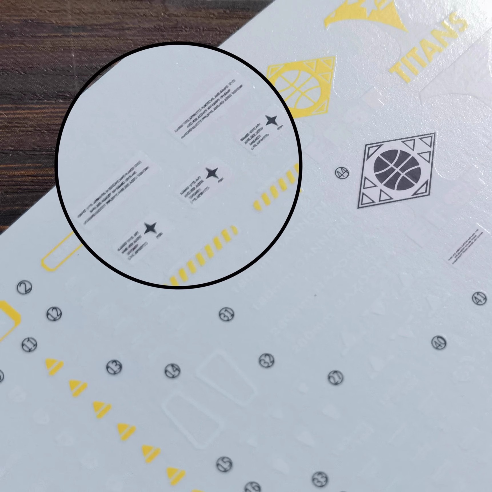 Water Decal 253 MG 1/100 Limited MS-06K Zaku Cannon (Z Gundam Ver.) ยี่ห่อ XY-model