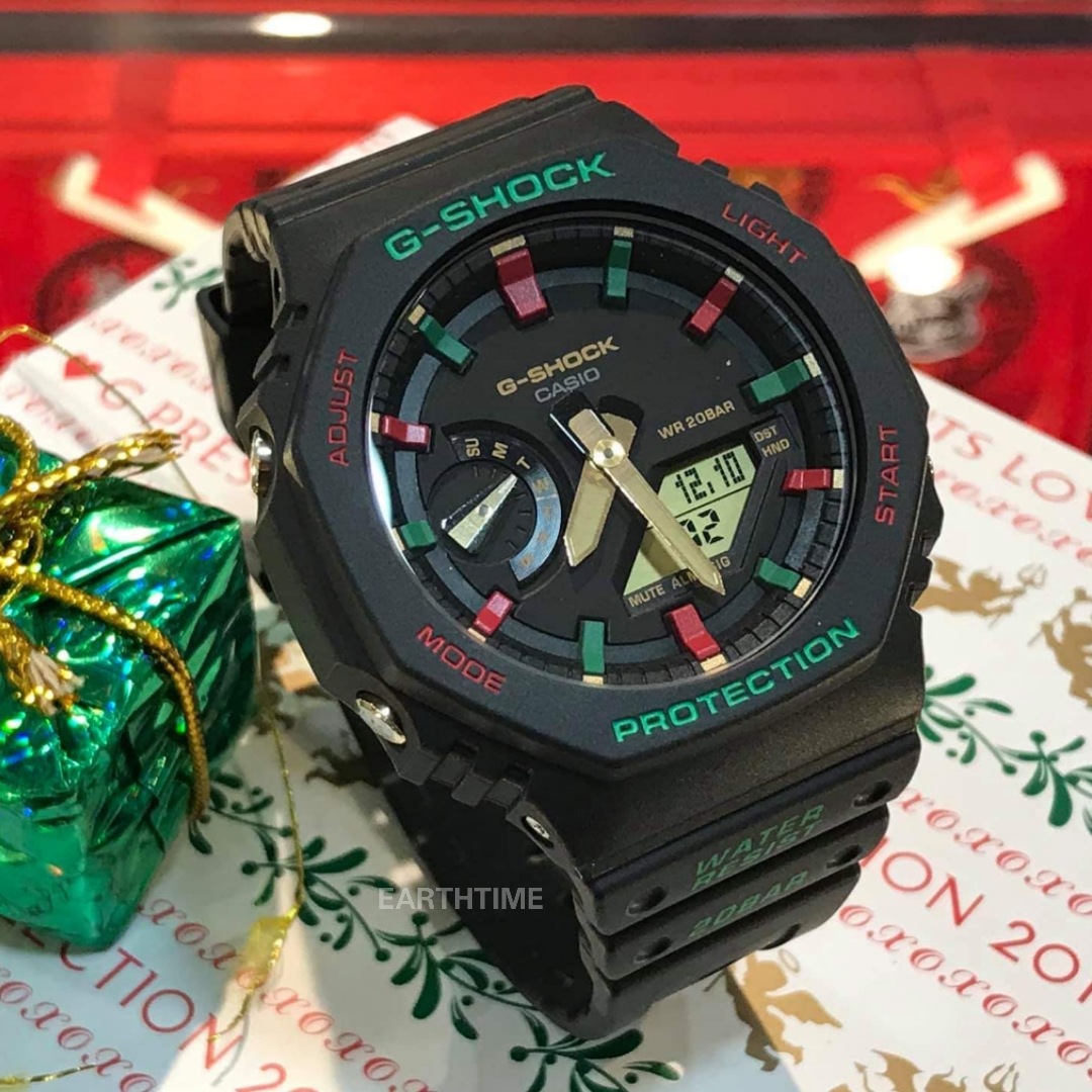 G-Shock Throwback 1990s Christmas Series ของใหม่แท้100% GA-2100TH-1A