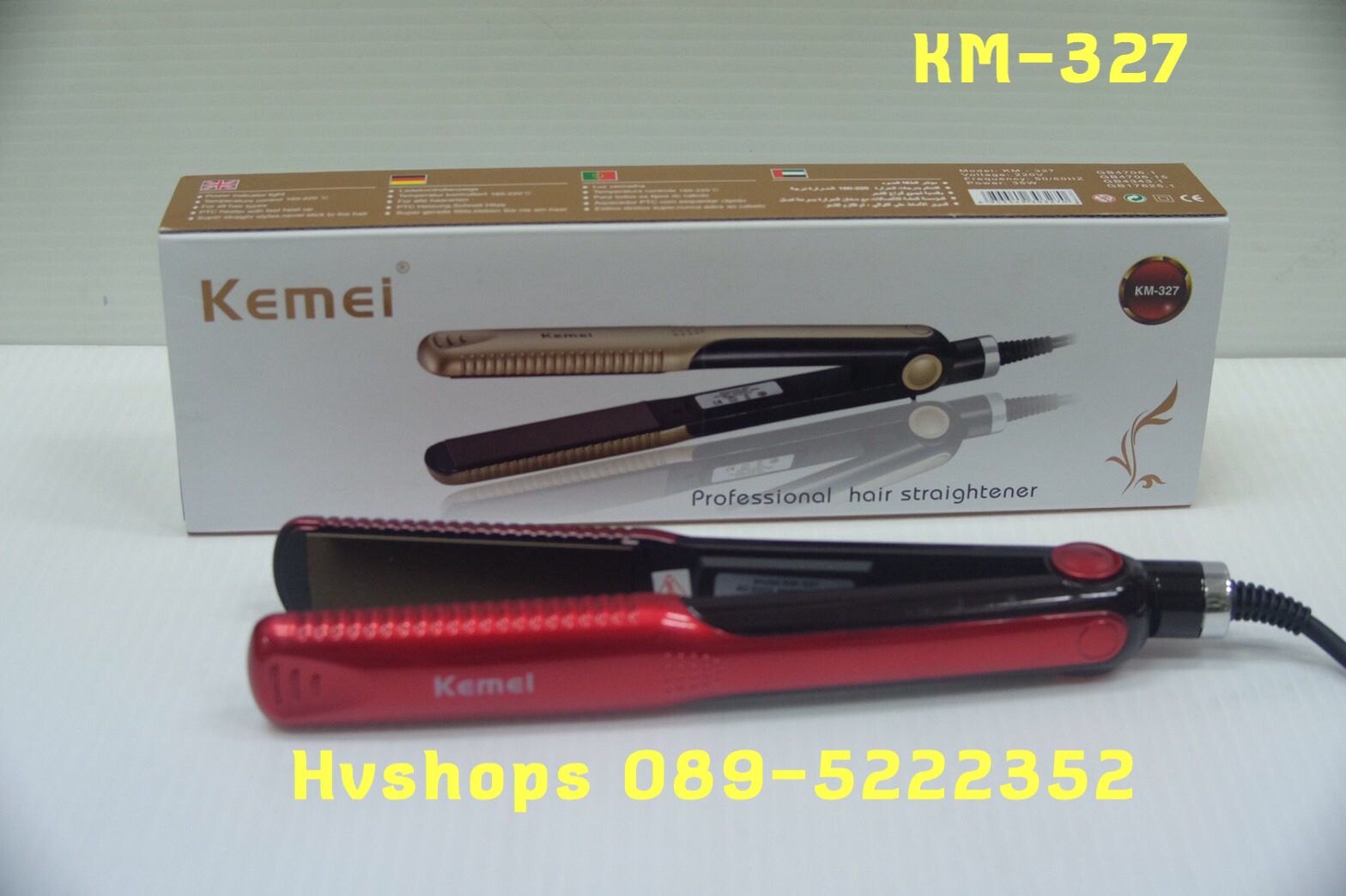 เครื่องหนีบผม Kemei รุ่น KM-327