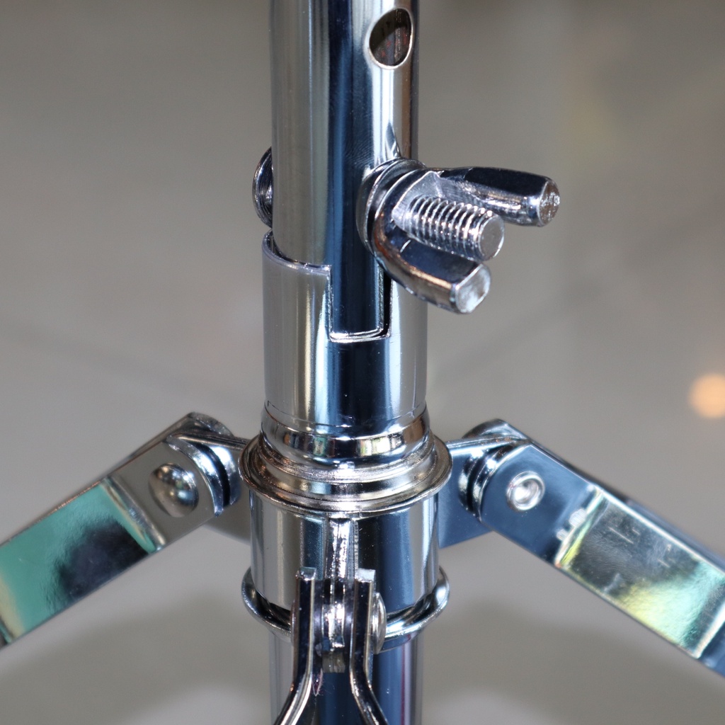 เก้าอี้กลอง MT20 ขาโครเมียม คู่ วัสดุคุณภาพดี เบาะเก้าอี้หุ้มสีดำ