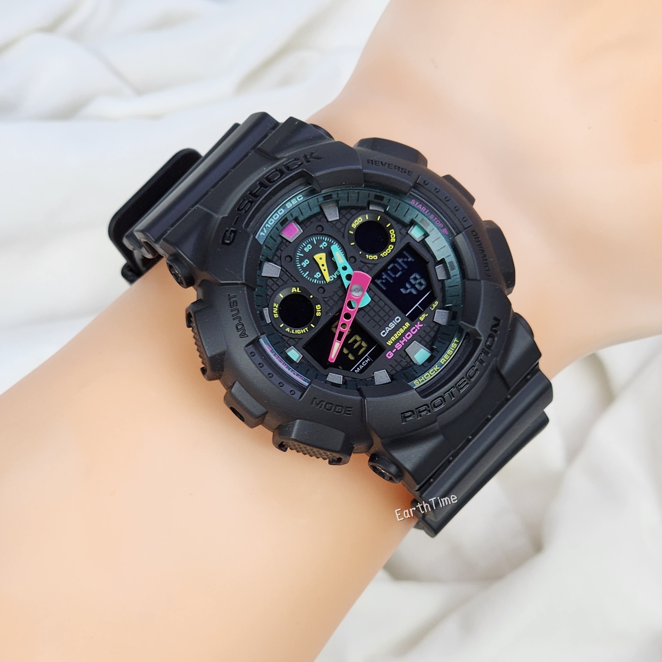 GA-100MF-1A l G-Shock Multi-Fluorescent Accents Series l G-SHOCK