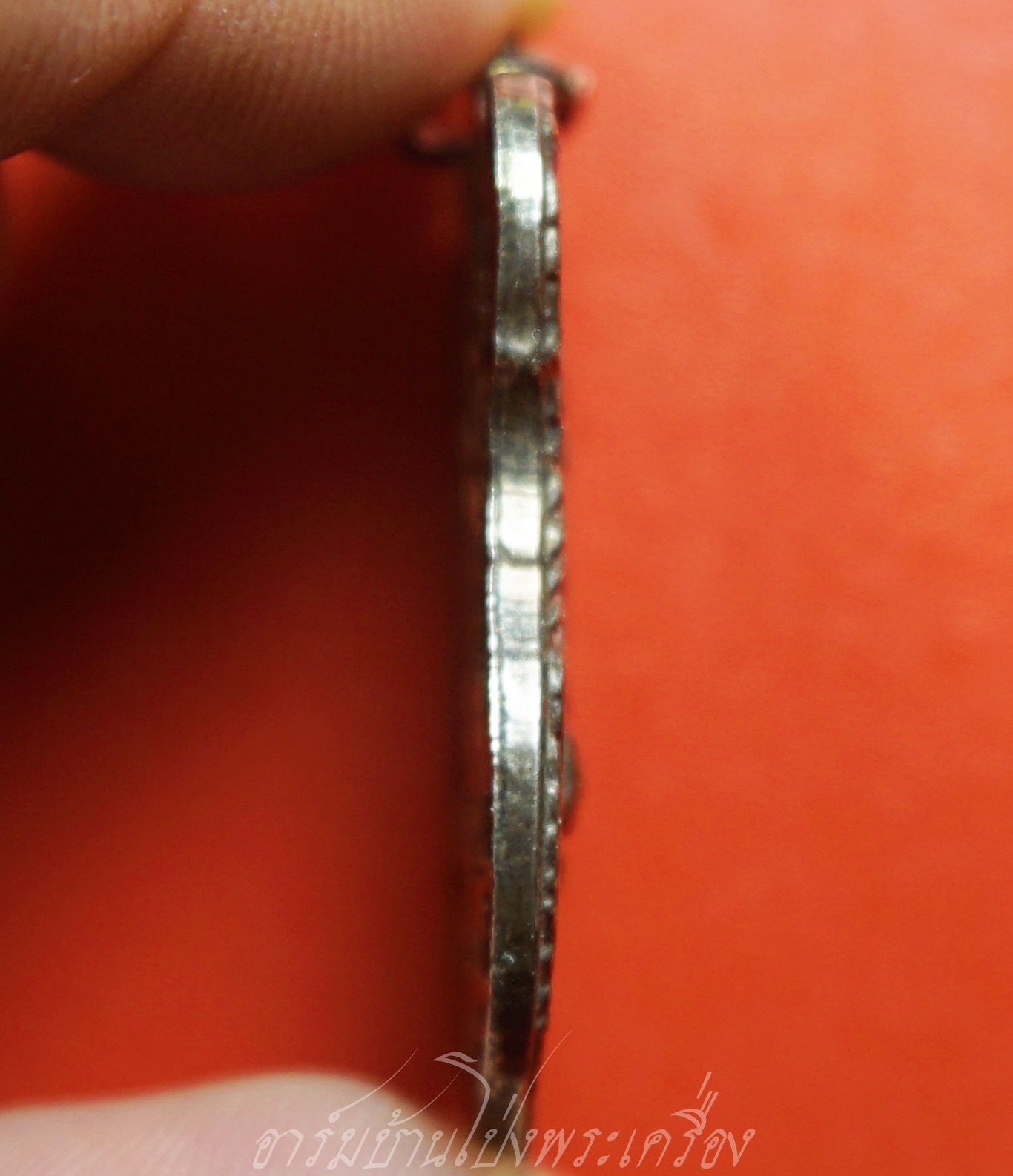 หลวงปู่ทวด วัดท่าเคย อ.สวนผึ้ง จ.ราชบุรี ที่ระลึกงานปิดทองฝังลูกนิมิต เนื้อเงิน(องค์ที่1)