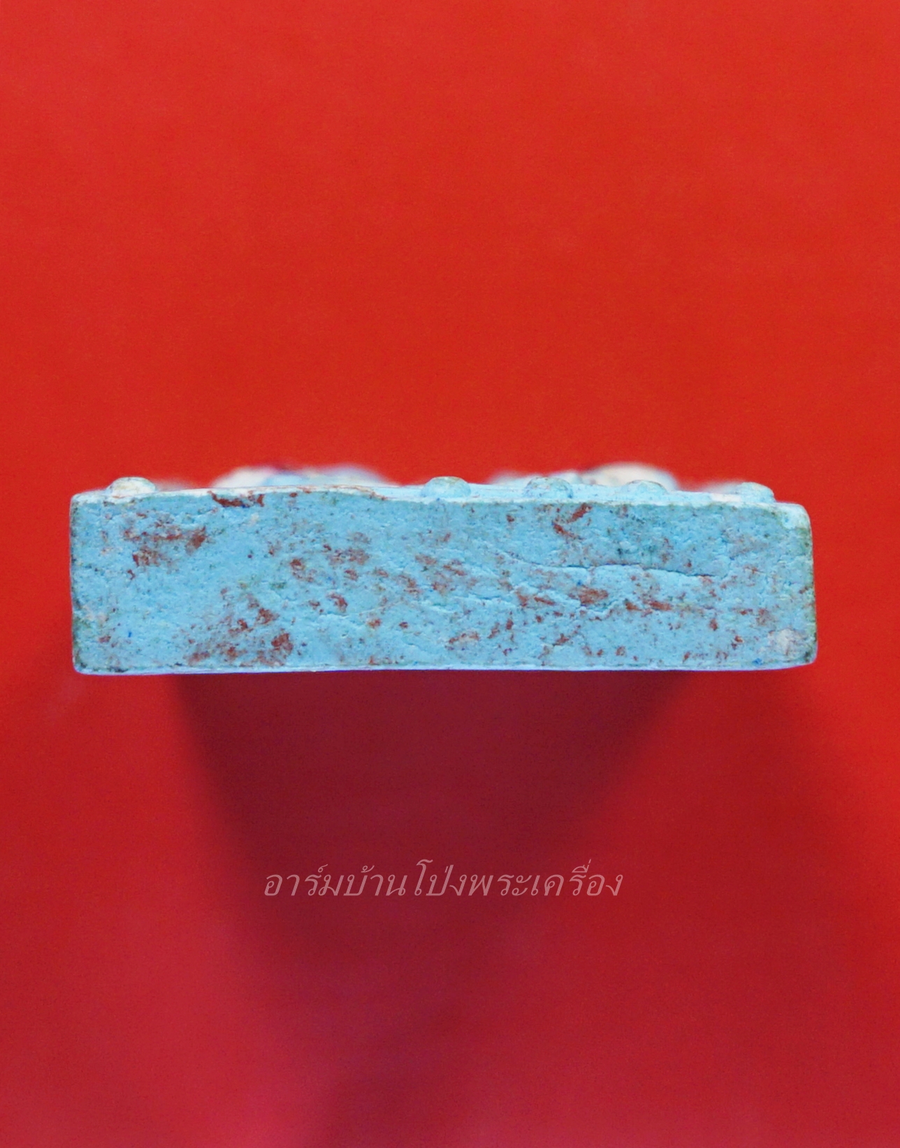 สาริกาเนื้อผง วัดเก่าต้นมะค่า จ.ราชบุรี ฝังพลอย(องค์ที่1)