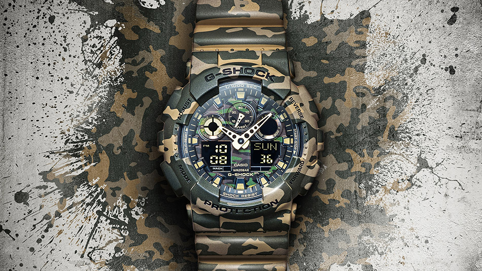 G-Shock ของใหม่แท้100% รับประกัน 1 ปี GA-100CM-5ADR