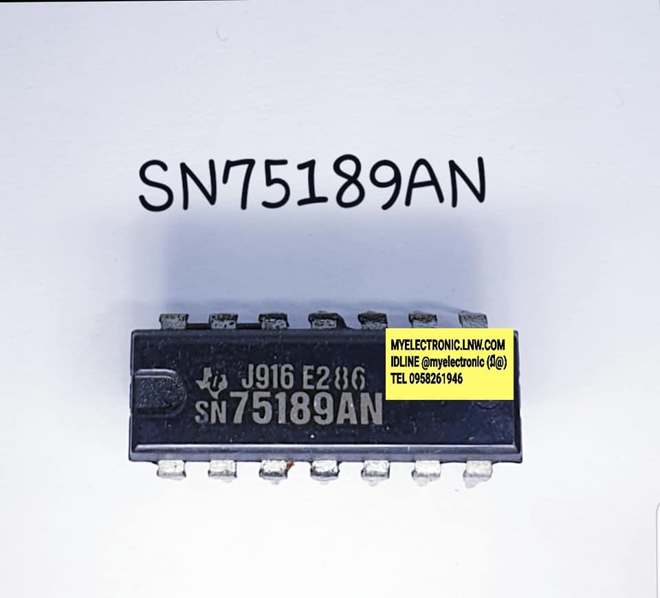 ขาย SN75189AN ยี่ห้อTEXASตัวถังDIP14ขาราคาตัวละ บาท