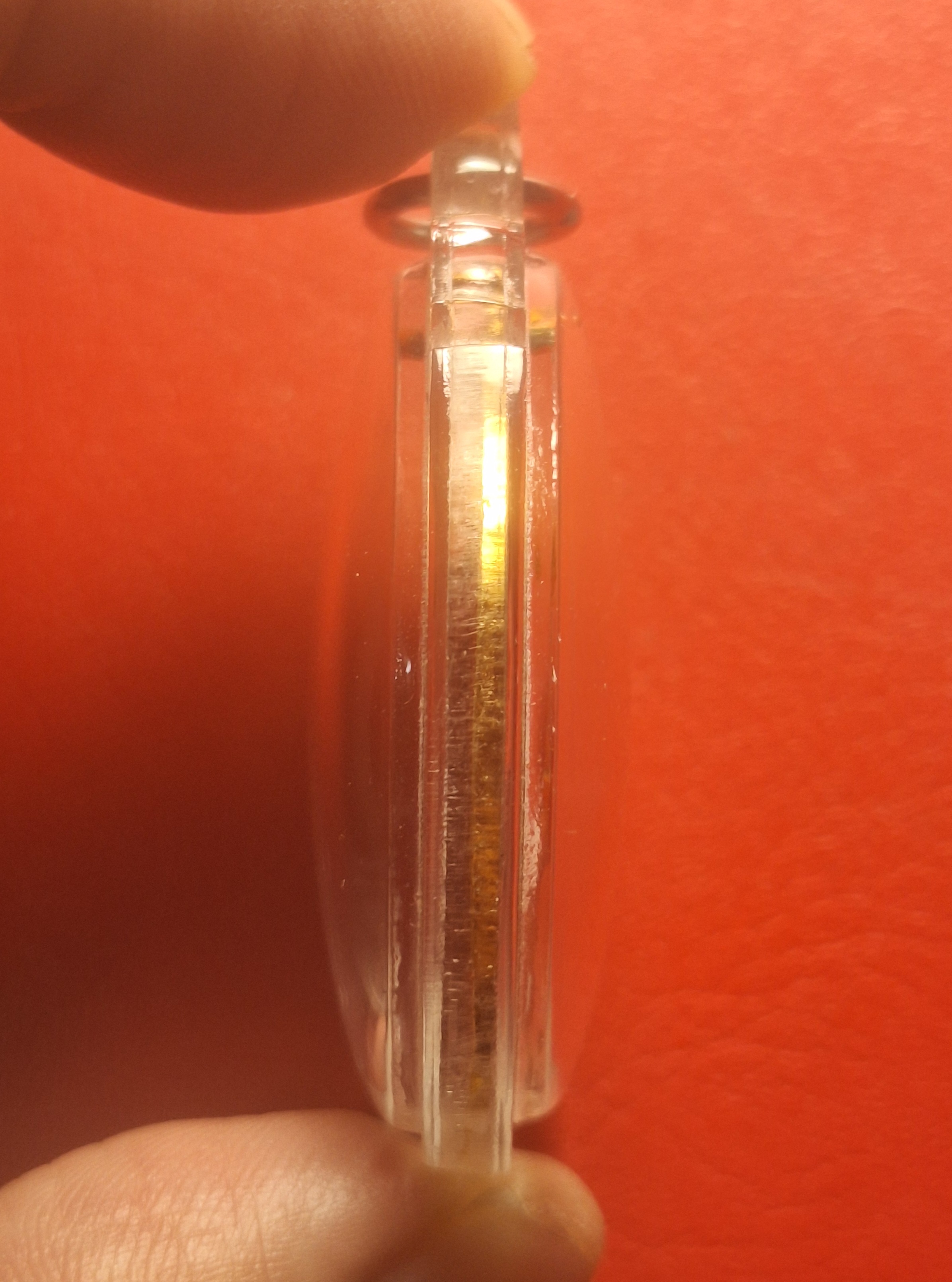 หลวงปู่มหาปิ่น ชลิโต วัดป่าพระธาตุเขาน้อย ปี๒๕๑๘ เนื้อกะไหล่ทองลงยา(องค์ที่3)