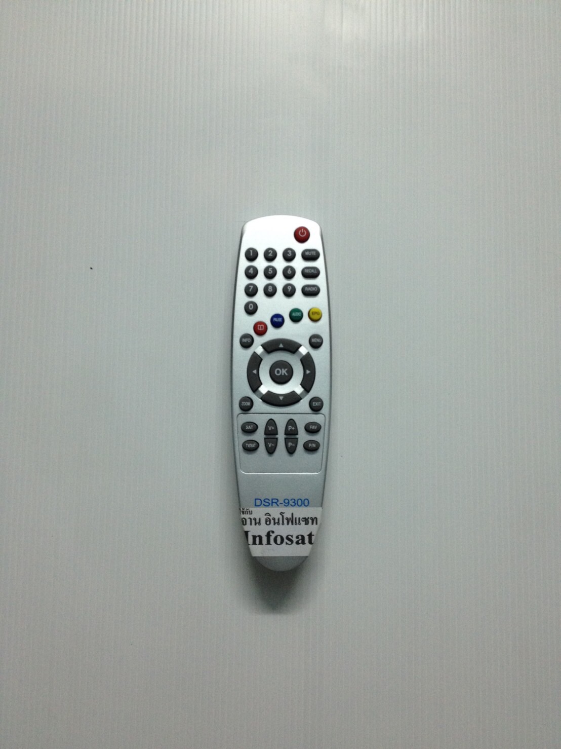 รีโมทจานดาวเทียม อินโฟแซท infosat dsr- 9300