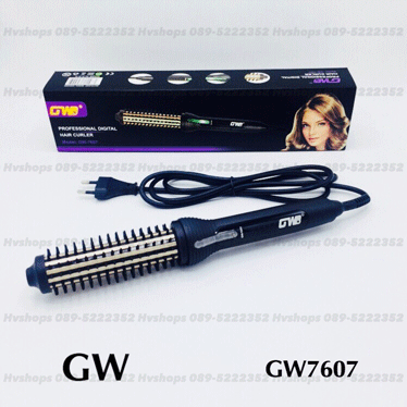 ​แปรงหวีไฟฟ้าแบบม้วนผม GWB รุ่น GW7607