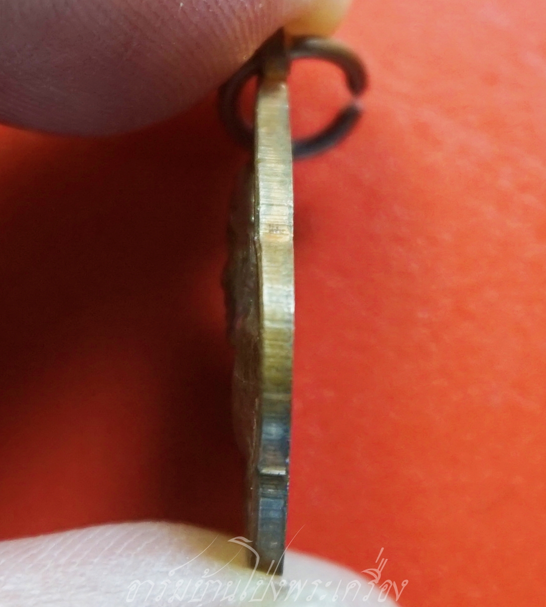 พระครูสุพัฒน์วรกิจ อาจารย์ออย วัดชมภูพล อายุ๗๒ปี ปี๒๕๕๗ เนื้อทองแดง(องค์ที่1)