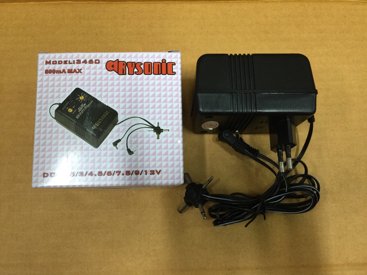 หม้อแปลงไฟฟ้า Adaptor 800MA ปรับกำลังไฟได้