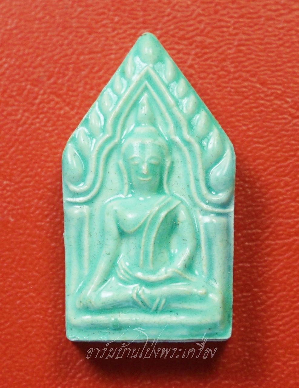 หลวงปู่ทิม วัดพระขาว ขุนแผนเคลือบยอดขุนพล ปี๒๕๕๑ พิมพ์เล็ก สีเชียว(องค์ที่1)