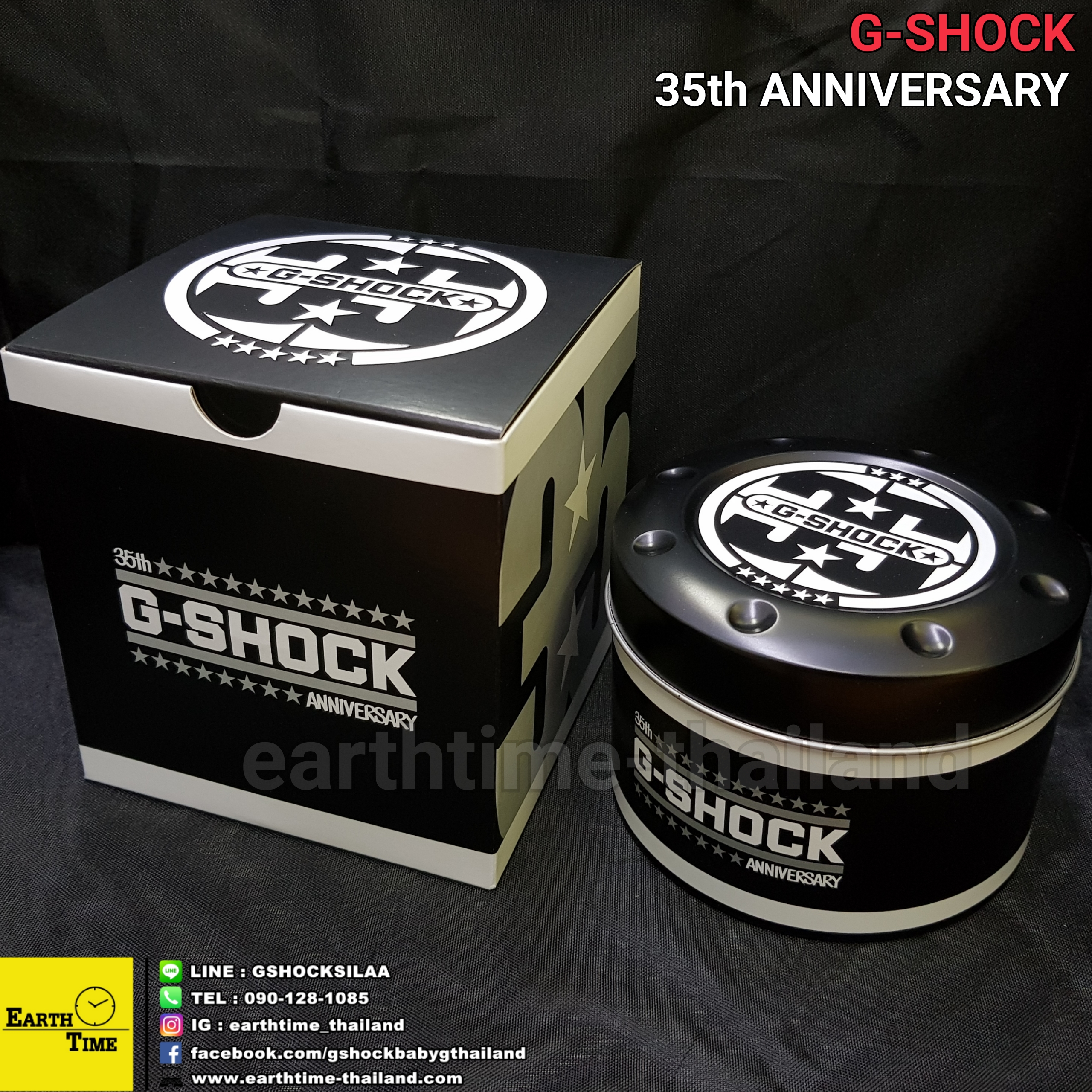 G-Shock 35th Anniversary Big Bang Black ของใหม่แท้100% รับประกัน 1 ปี รุ่น GA-835A-1ADR