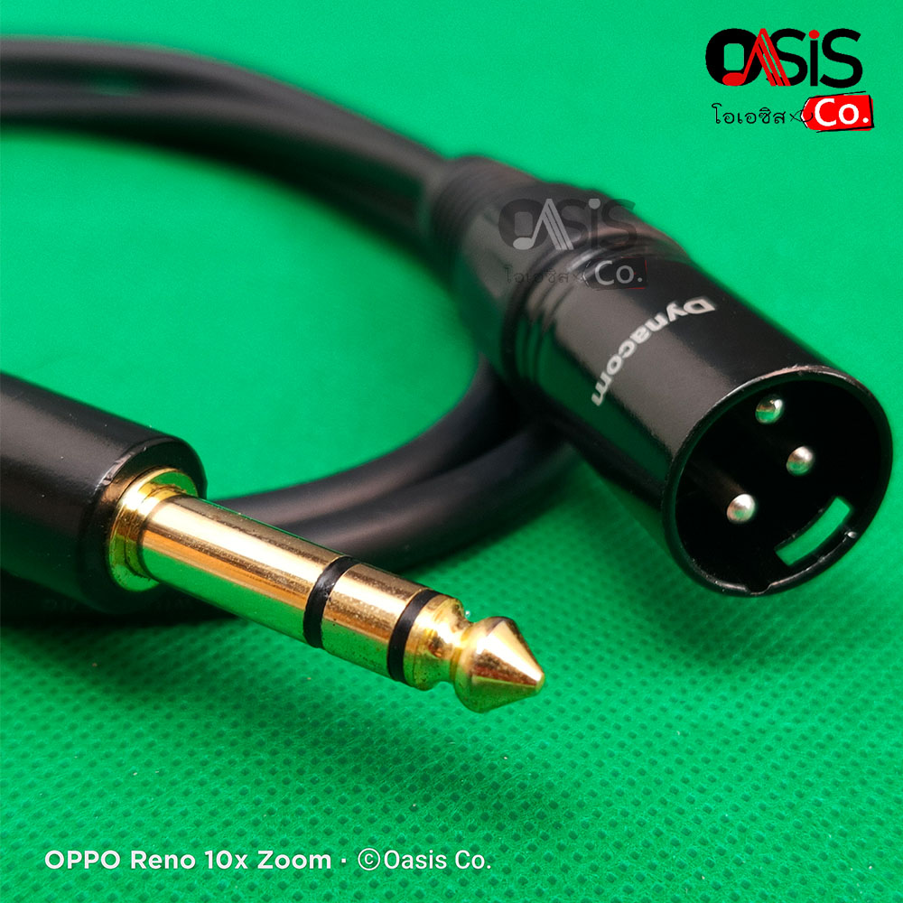 (ยาว 1.5 ม.) j021 XLR(M) to MIC Sterio สายสัญญาณ BalanceTRS to