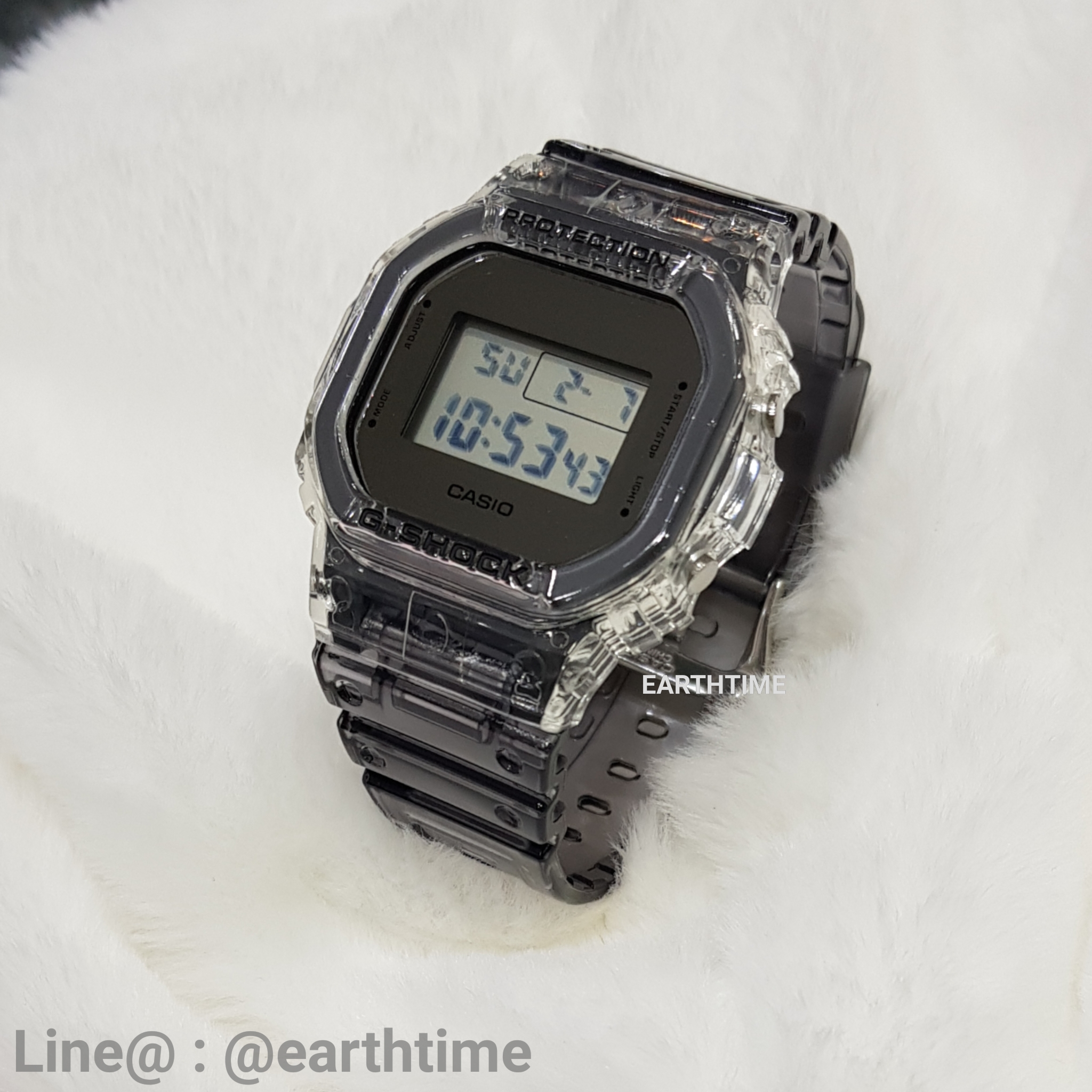 DW-5600SK-1DR G-Shock Clear Skeleton Series ของใหม่แท้100% รับประกัน 1 ปี