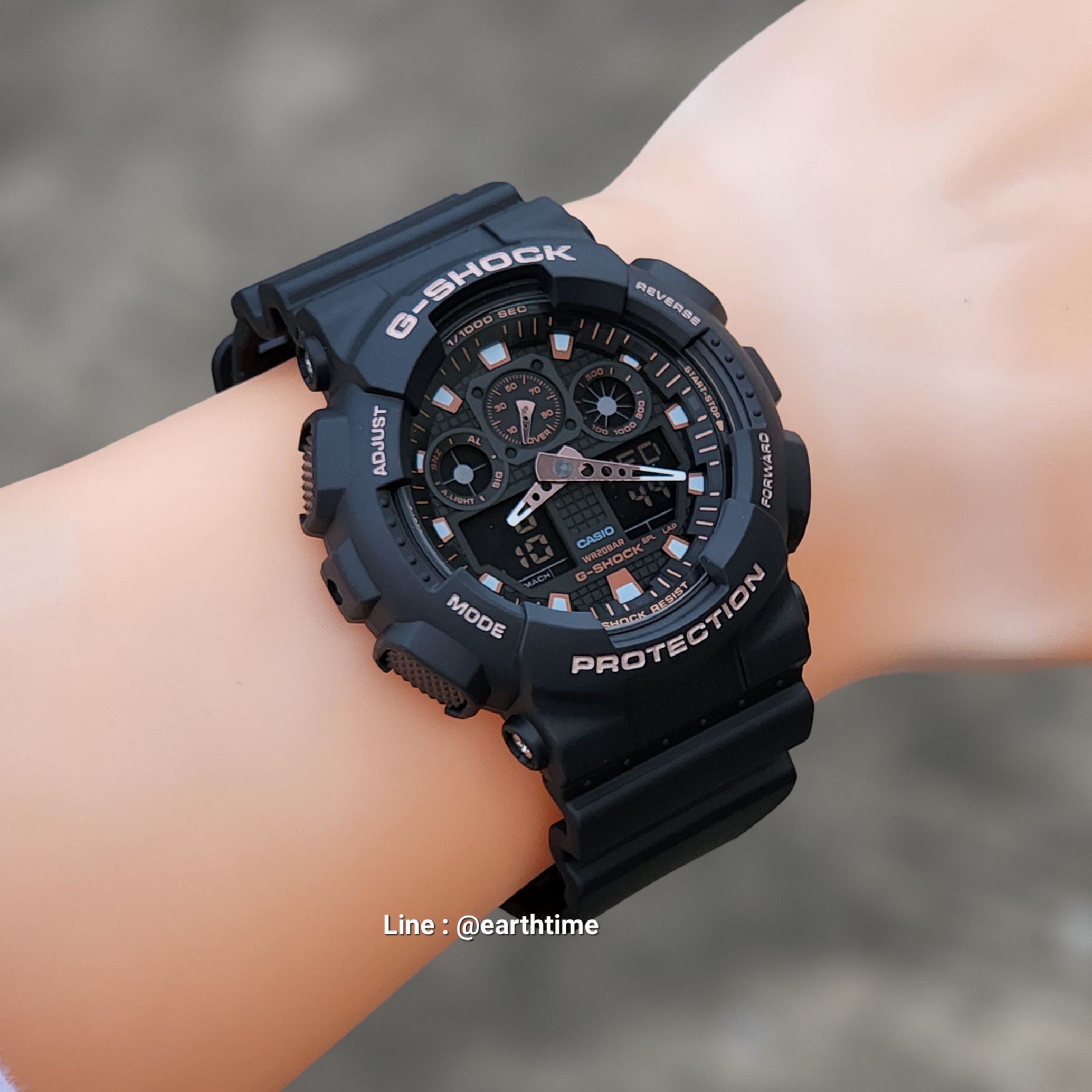 G-Shock รับประกัน 1 ปี รุ่น GA-100GBX-1A4DR