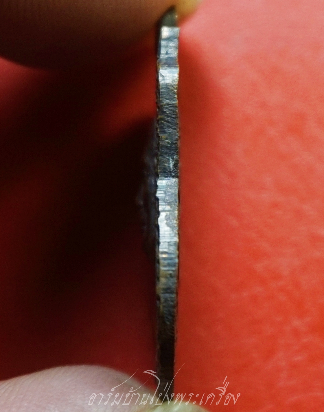 หลวงพ่อไสว วัดปรีดาราม ออกที่วัดเกาะวังไทร จ.นครปฐม รุ่น๑ เนื้อทองแดงรมดำ(องค์ที่1)